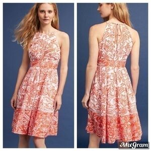 💋Anthropologie Eliza J Fernanda halter dress. Size 2